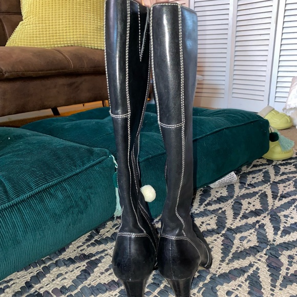 Vintage ANNE KLEIN genuine leather calf boots - Picture 3 of 7